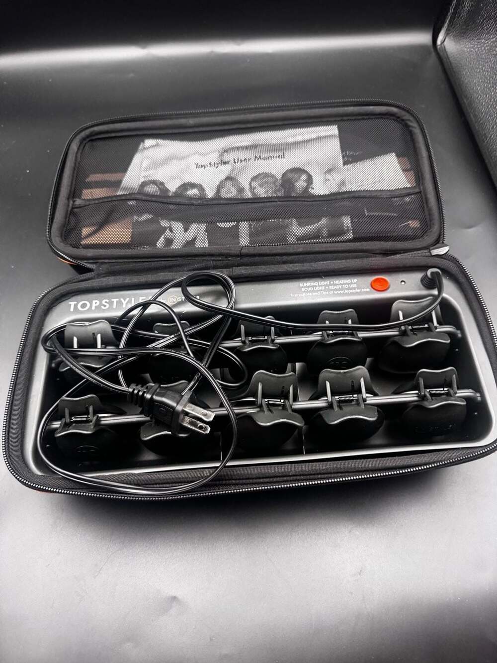 TopStyler by InStyler Heated Ceramic Styling Shells Hair Curler System with Case